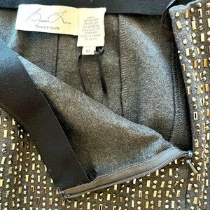 Byron Lars Black Embellished Skirt